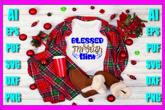 Blessed Through Him: Graphics & Print Templates Review