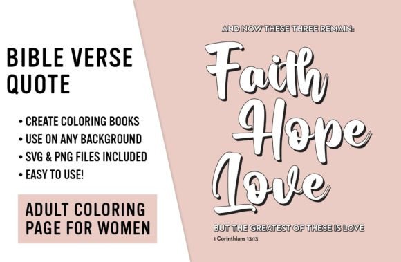 Faith, Hope, Love Graphics for Coloring Pages Amp