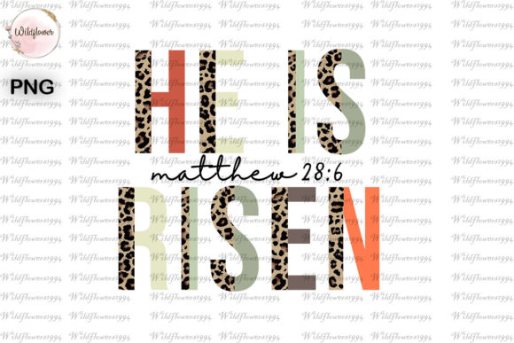 He is Risen Leopard 2: Graphics for Easter Crafts