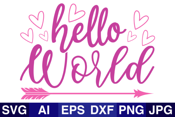 Hello_world Graphics for Christian Crafts