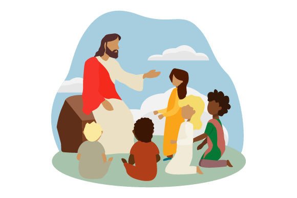Jesus Christ Teaching Children: A Designer’s Review