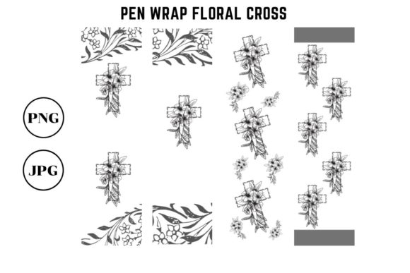 Pen Wraps Floral Cross PNG: A Designer’s Review