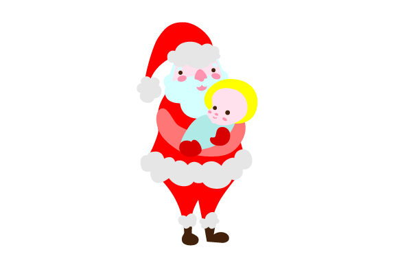 Santa Claus Holding Baby Jesus: Christmas Crafts Review
